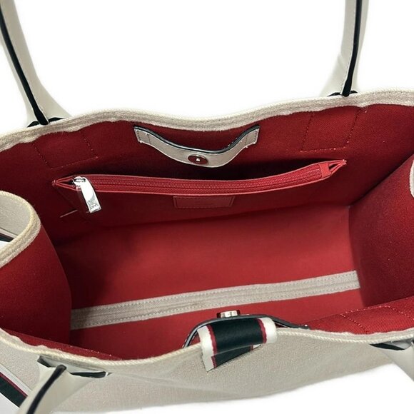 Auth CHRISTIAN LOUBOUTIN nastrolbi 3235280 Beige Black Multi Canvas Leather - Picture 5 of 9